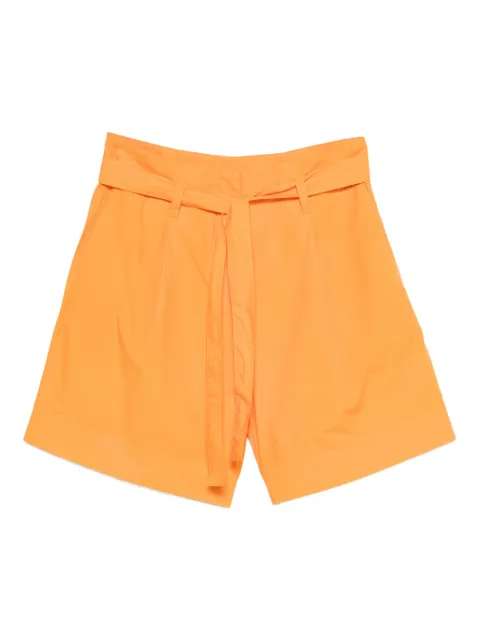 Marc O'Polo belted cotton shorts Orange 304102015079272