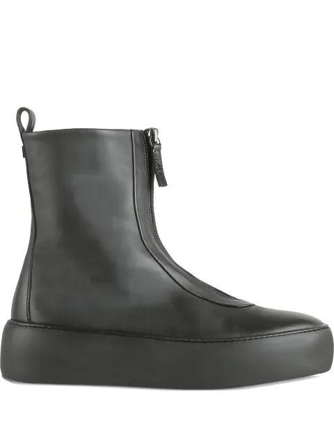 Hogl Dylan platform zip-up ankle boots Black 81002500100