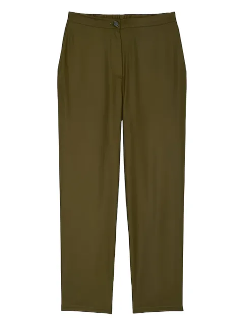 Marc O'Polo tailored high-waisted trousers Green 309011510163442