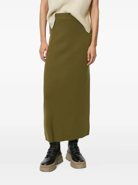 Marc O'Polo vented maxi skirt Green 309511866035