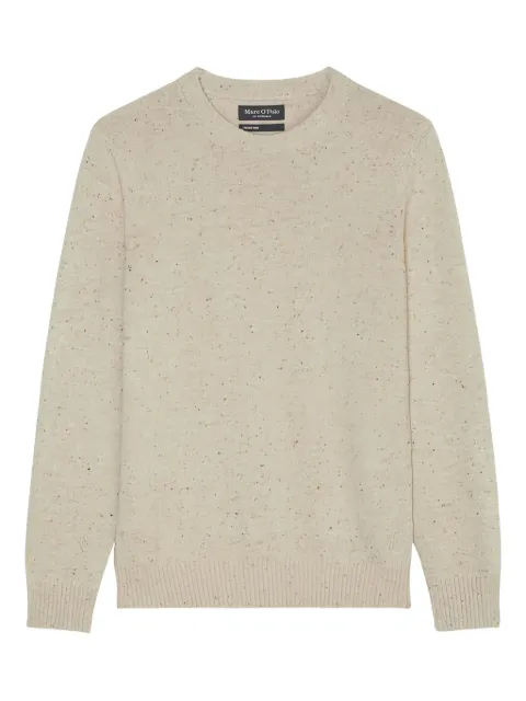 Marc O'Polo speckled-knit sweater Neutrals 330506660174