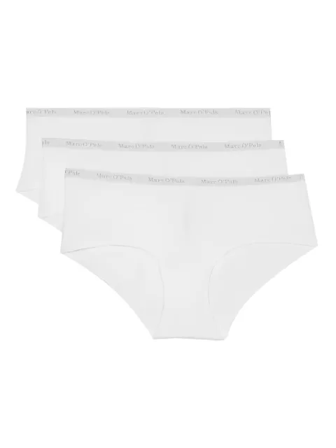 Marc O'Polo logo-band briefs (pack of three) White 23Q1W00177990