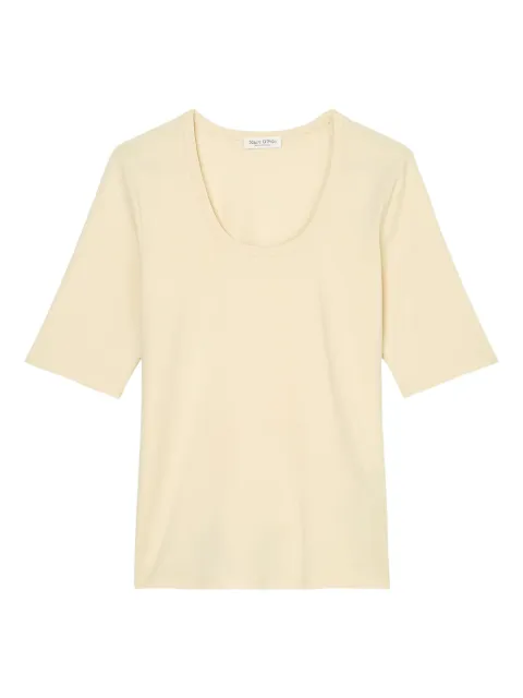 Marc O'Polo scoop-neck short-sleeves top Neutrals 303308751249192