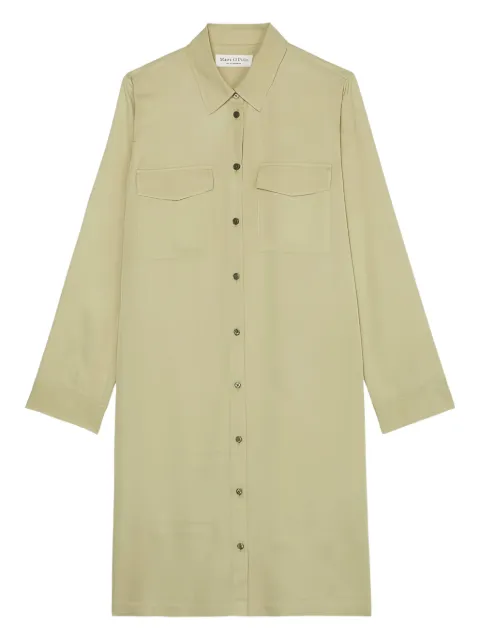 Marc O'Polo button-down shirt dress Green 402116921155402