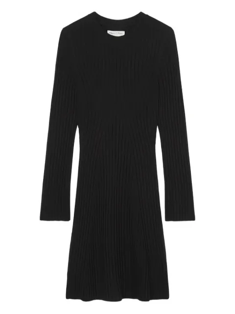 Marc O'Polo ribbed long-sleeve dress Black 310608667065990