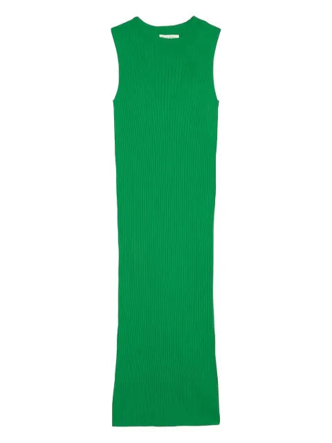 Marc O'Polo ribbed sleeveless midi dress Green 303501067029452