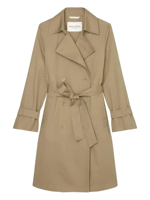 Marc O'Polo double-breasted belted trench coat Brown 302025371043750