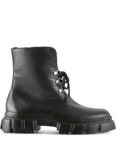 Hogl Winter chunky-sole lace-up combat boots Black 81027450100