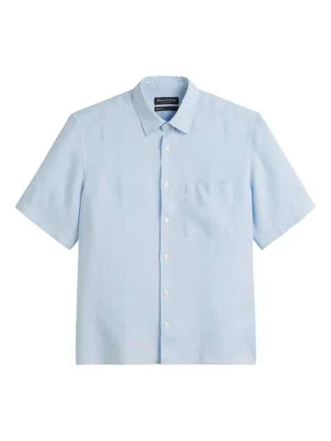 Marc O'Polo short-sleeve button-up shirt Blue M23742841002