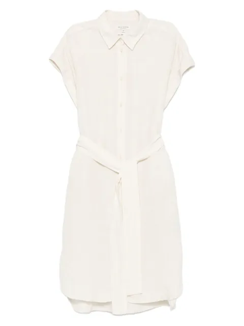 Marc O'Polo belted shirt mini dress Neutrals 504011221223