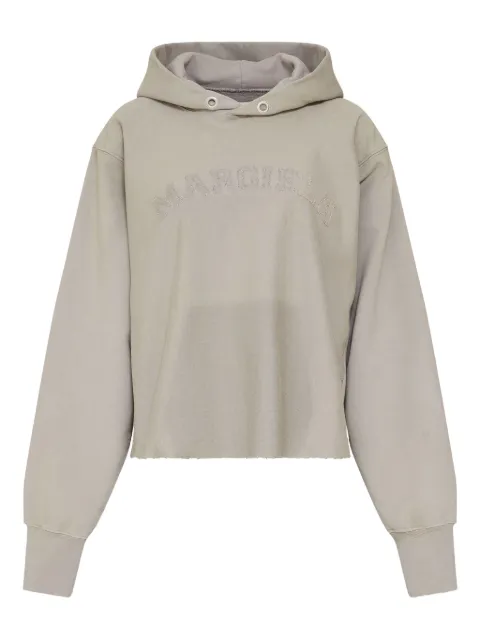 Maison Margiela cotton hoodie Grey S51GU0139S25520