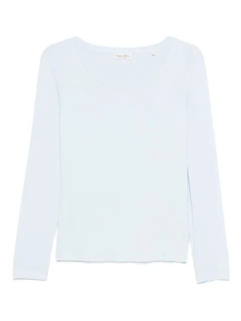 Marc O'Polo long-sleeve round-neck top Blue 301205252113805