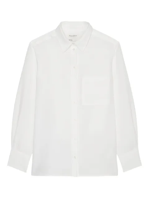 Marc O'Polo button-up long-sleeve shirt White M03113542427