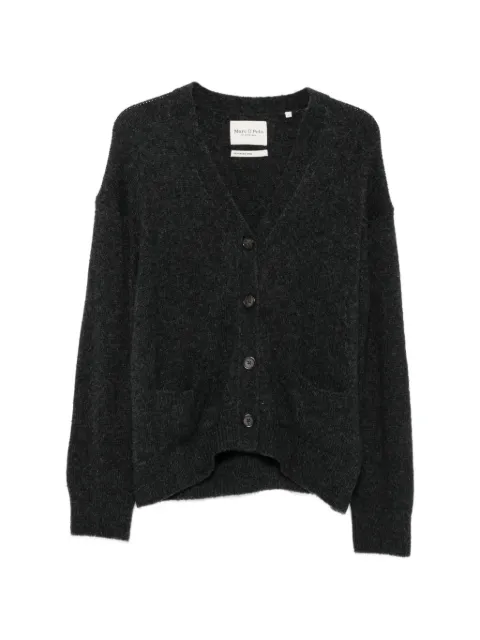 Marc O'Polo button-fastening V-neck cardigan Grey 408612161277