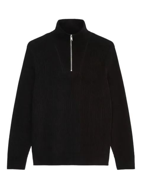 Marc O'Polo ribbed quarter-zip sweater Black 430515560378