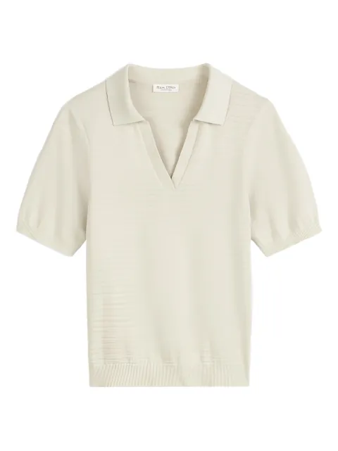 Marc O'Polo knitted polo shirt Neutrals 504211753039