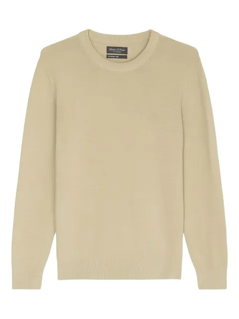 Marc O'Polo crew-neck knitted sweater Neutrals 329514460504