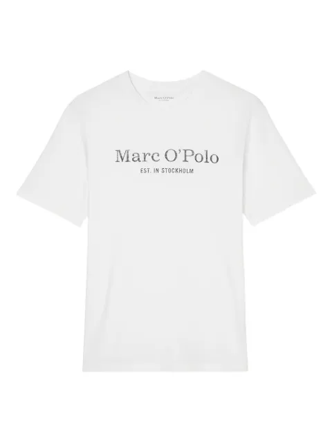 Marc O'Polo logo print T-shirt White B21201251052
