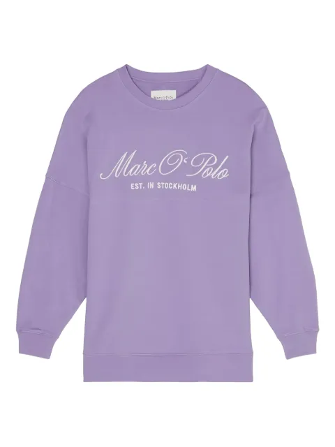 Marc O'Polo logo-embroidered sweatshirt Purple M00403454067