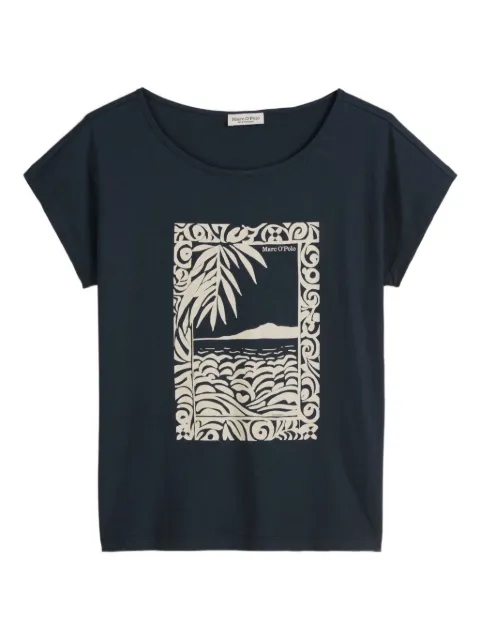 Marc O'Polo graphic-print T-shirt Blue 504206751377
