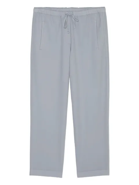 Marc O'Polo drawstring cropped trousers Blue M03134010317823