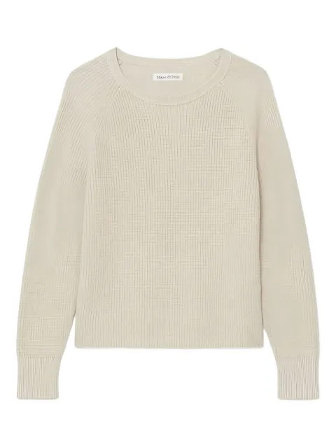 Marc O'Polo ribbed crew-neck sweater Neutrals B01605960109145