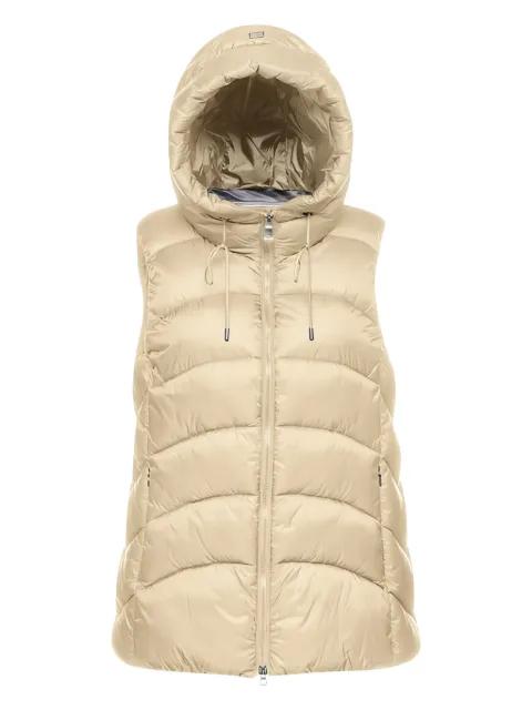 Geox Bleyze hooded quilted vest Neutrals W5528CT3146F5262
