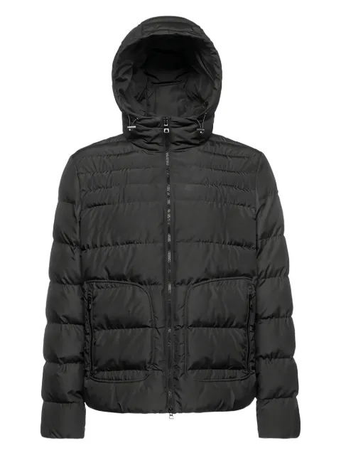 Geox Magnete quilted hooded jacket Black M4628AT3144F9000