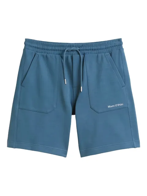 Marc O'Polo drawstring pocketed shorts Blue 523402417010