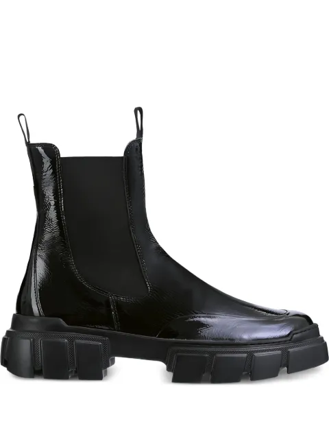 Hogl Adventure chunky-sole patent ankle boots Black 81027150100