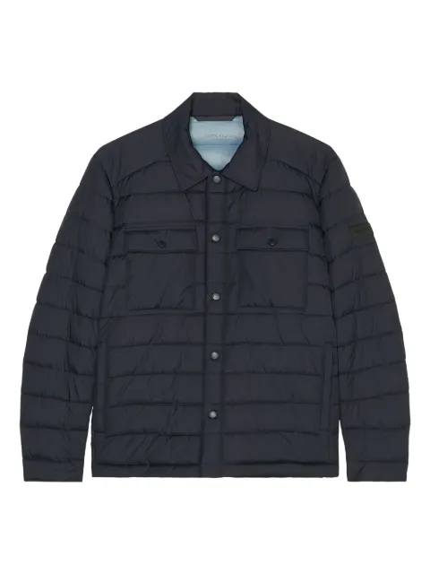 Marc O'Polo flap-pocket quilted jacket Blue 421096070074898