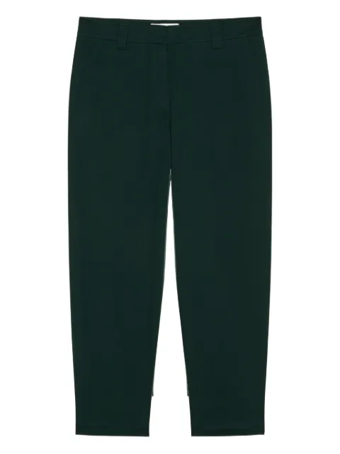 Marc O'Polo high-waisted trousers Green 406023110087