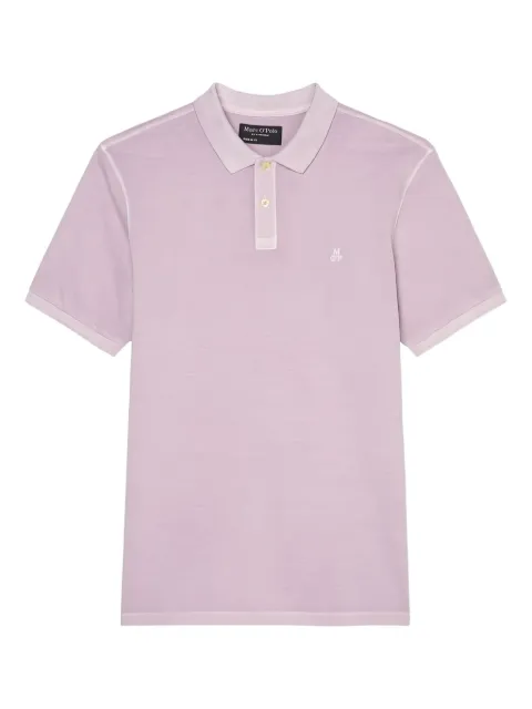 Marc O'Polo logo-embroidered polo shirt Purple 322226653000