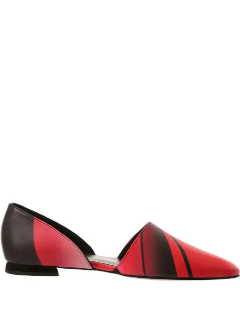 Hogl Eve pointed-toe flat pumps Grey 71000274099