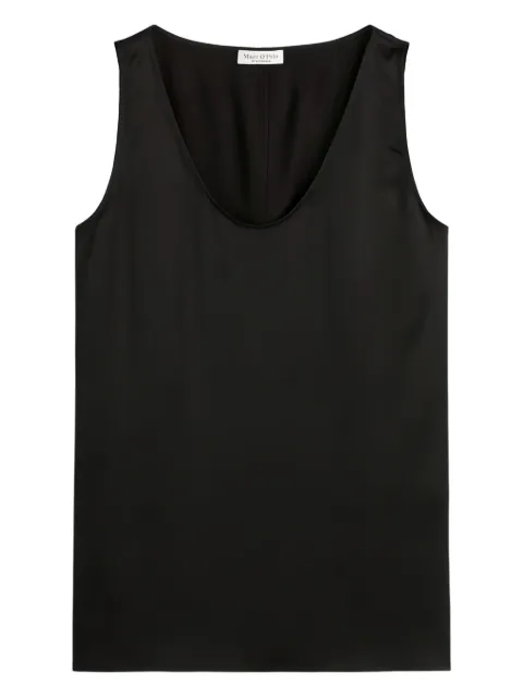 Marc O'Polo satin-effect sleeveless tank top Black 503085440005