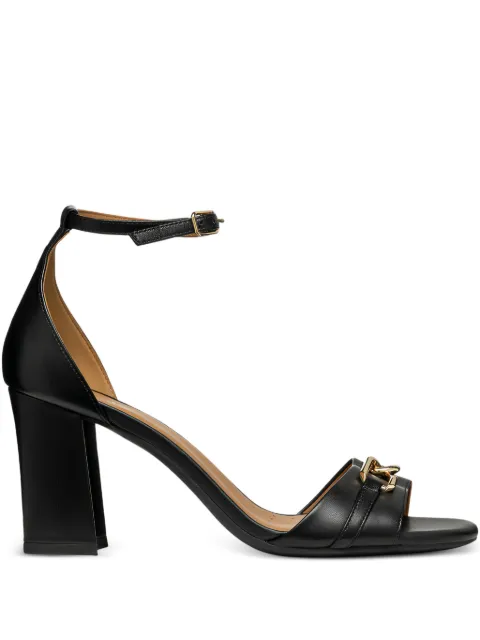 Geox 80mm New Eraklia ankle-strap block-heel sandals Black D45RPE000TUC9999