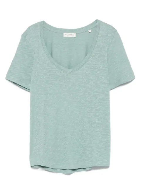 Marc O'Polo slub-texture T-shirt Green M04226151289