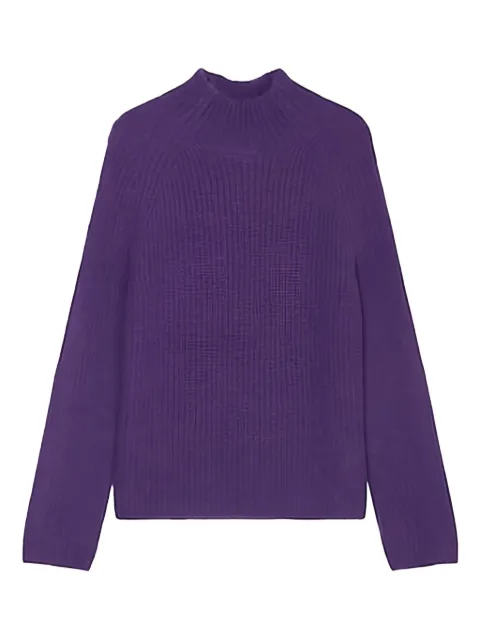 Marc O'Polo roll neck textured sweater Purple 310602860285679