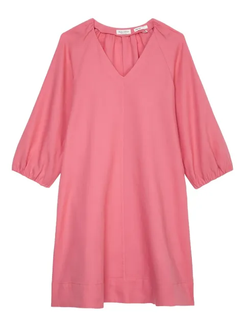 Marc O'Polo V-neck balloon-sleeve dress Pink 404130521123343
