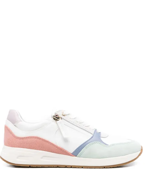 Geox Bulmya zip-detail panelled sneakers White D36NQB01122