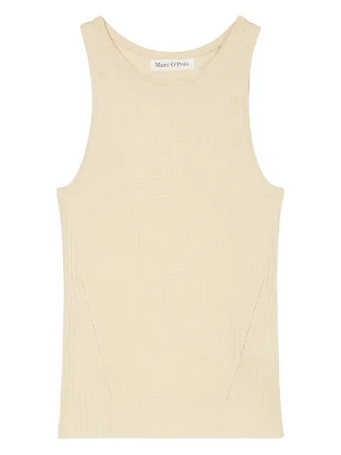 Marc O'Polo ribbed sleeveless tank top Neutrals 303501063253192