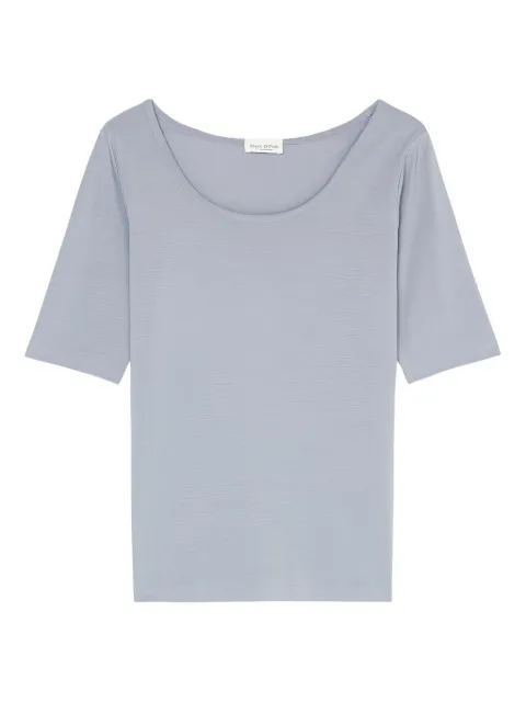 Marc O'Polo scoop-neck short-sleeves top Blue 403308751355