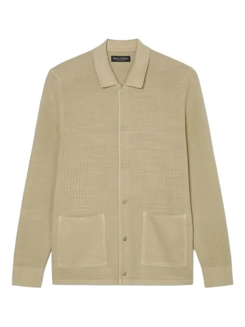 Marc O'Polo ribbed button-up cardigan Brown 328502361066737