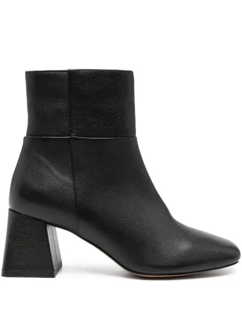 Geox 70mm Coronilla block-heel square-toe boots Black D46D1B00046