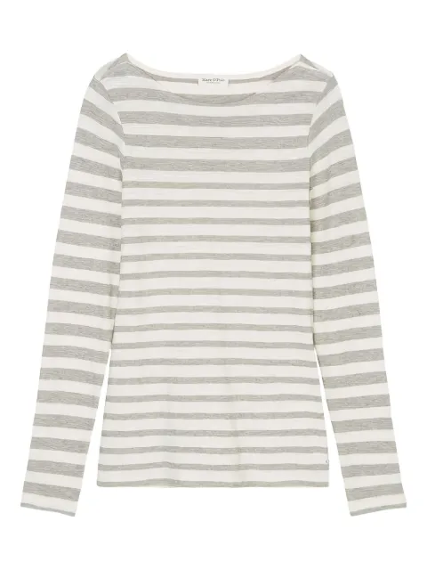 Marc O'Polo striped long-sleeve T-shirt Grey 500219652597