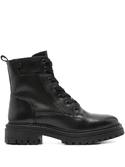 Geox lace-up leather boots Black D46HRG00043C9999
