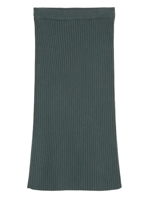 Marc O'Polo ribbed-knit midi skirt Green 410621166015