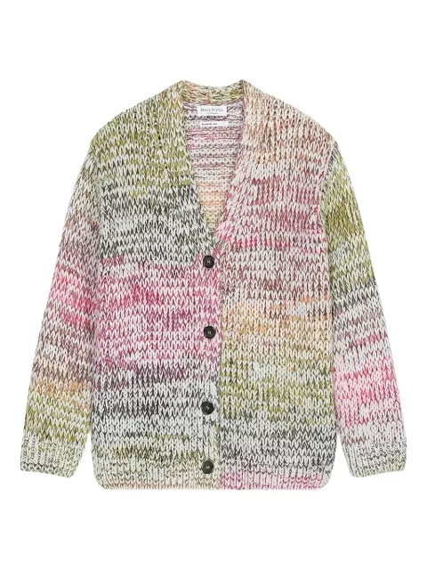 Marc O'Polo button-fastening cardigan Pink 309603061123