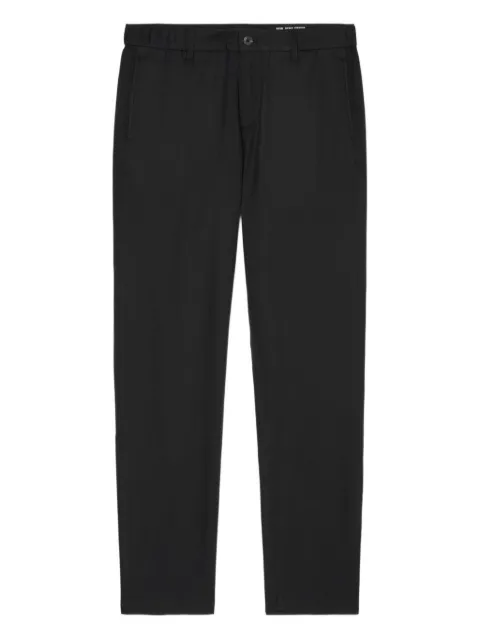 Marc O'Polo slub-texture trousers Black 326728410058