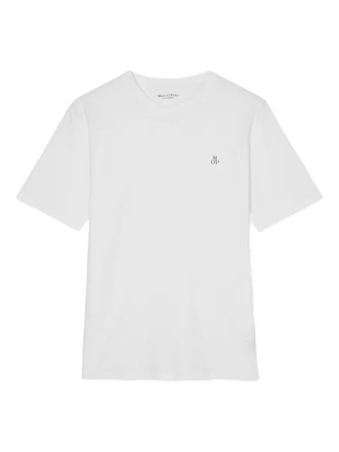 Marc O'Polo embroidered-logo cotton t-shirt White B21201251054